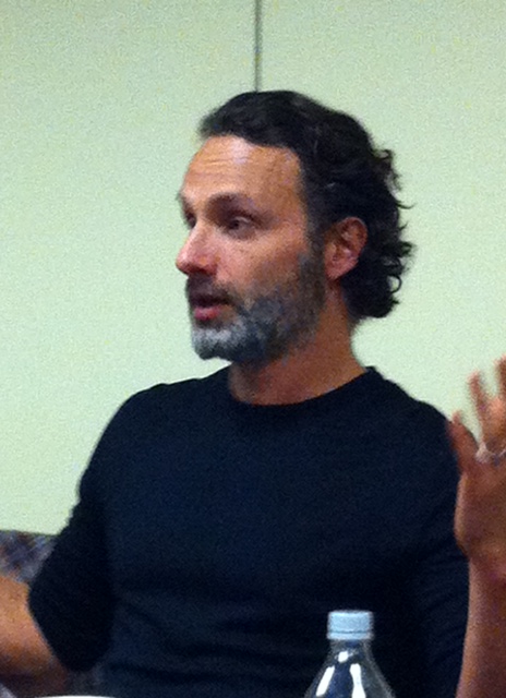Andrew Lincoln, November 2,2013, at Walker Stalkers Convention
